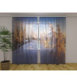 0,00 € Maßgeschneidertes Zelt – verschneiter Berg am Morgen