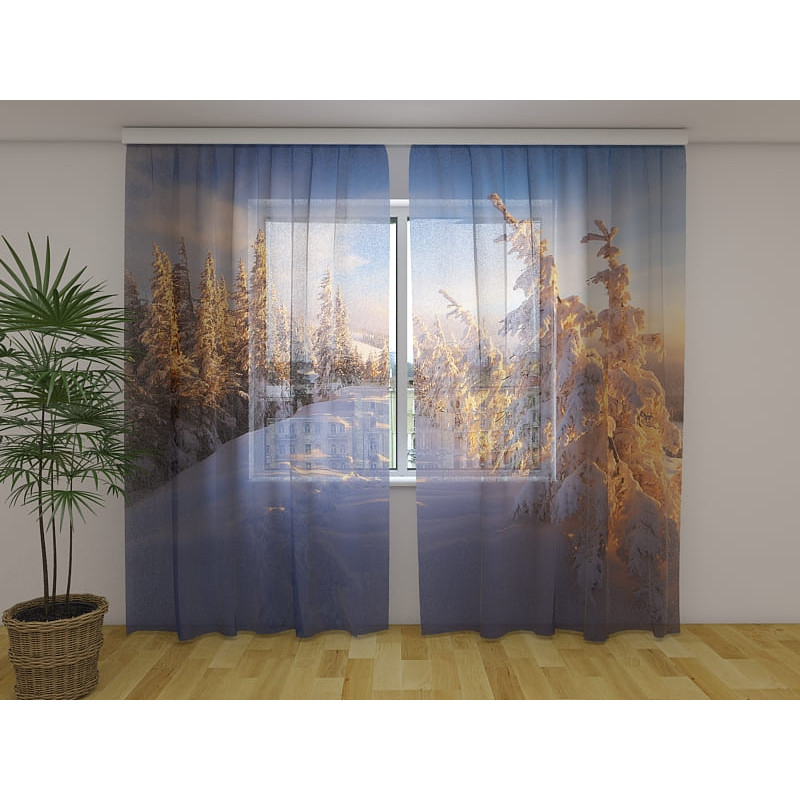 0,00 €Tente sur mesure - montagne enneigée le matin