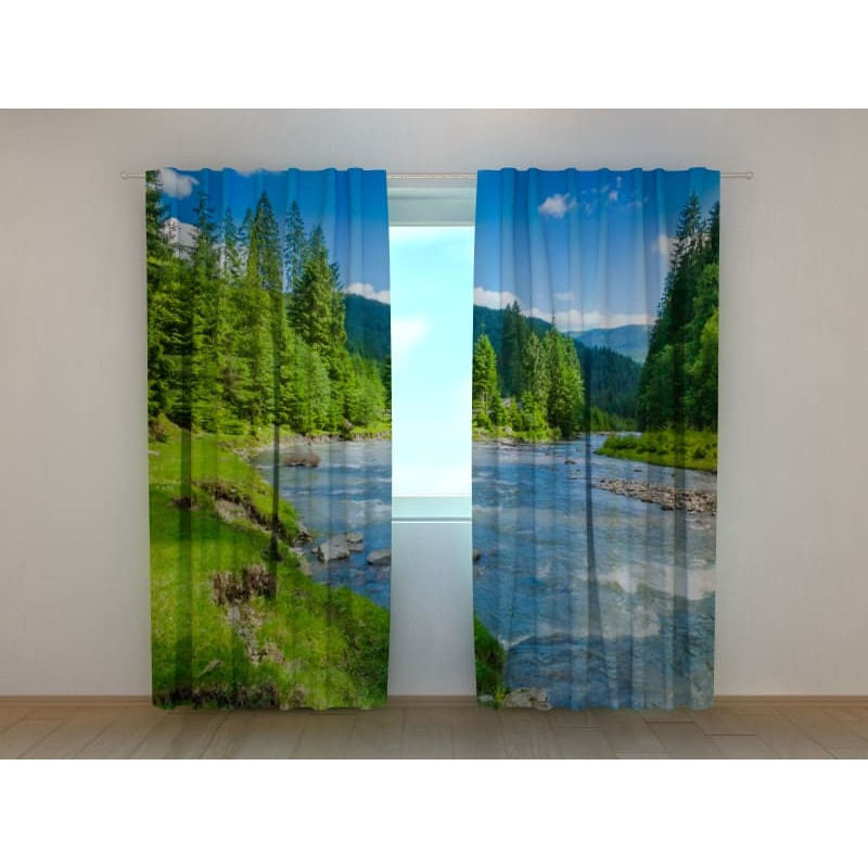 1,00 € Carpa personalizada - Con un río de montaña