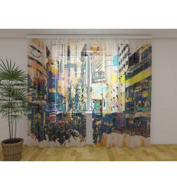 Cortina personalizada - arte de rua metropolitana