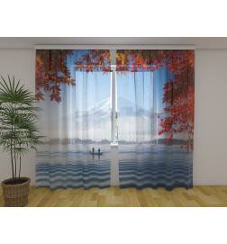 Personalisierter Vorhang - See und Mount Fuji -Giappone