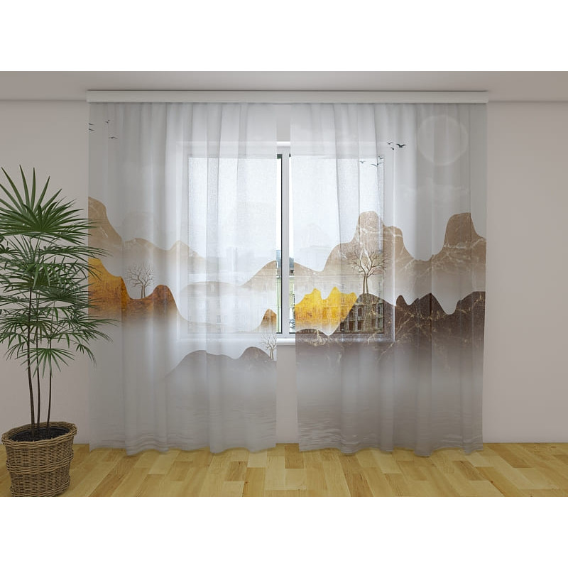 1,00 €Tenda Personalizada - Montanhas Enevoadas e Abstratas