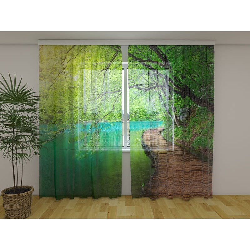 1,00 € Carpa personalizada: con pasarela sobre el arroyo