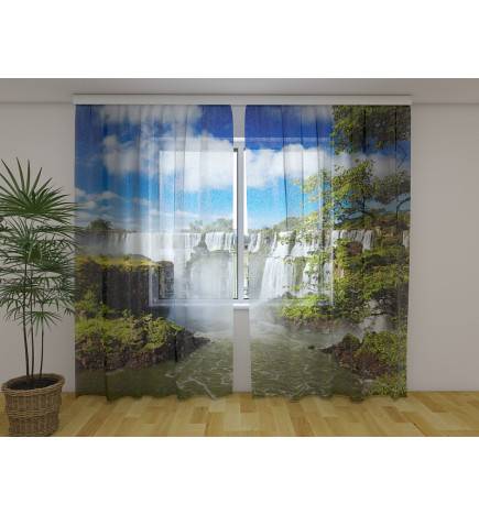 Personalized curtain - with Brazilian waterfalls