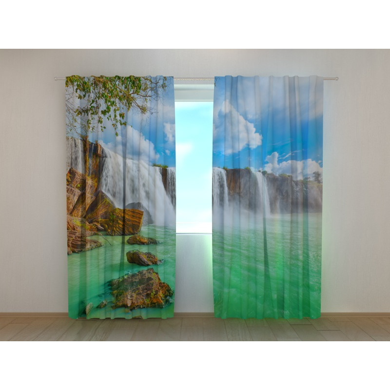 1,00 €Tenda personalizzata - con le cascate del Vietnam - arredalacasa