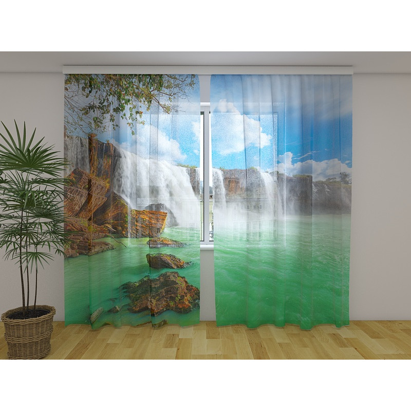 1,00 €Tenda personalizzata - con le cascate del Vietnam - arredalacasa
