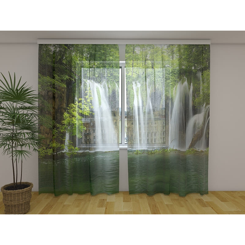 1,00 € Custom tent - with the waterfall in the forest