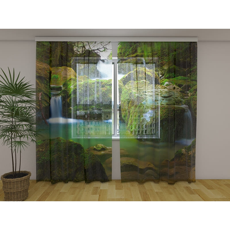 1,00 €Tente sur mesure - cascade en pleine nature