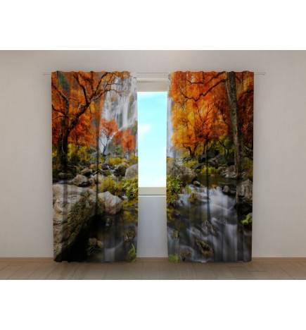 1,00 € Custom curtain - with the waterfall in the fall