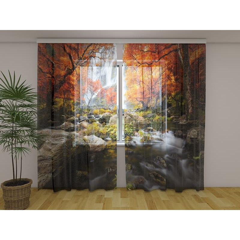 1,00 € Custom curtain - with the waterfall in the fall