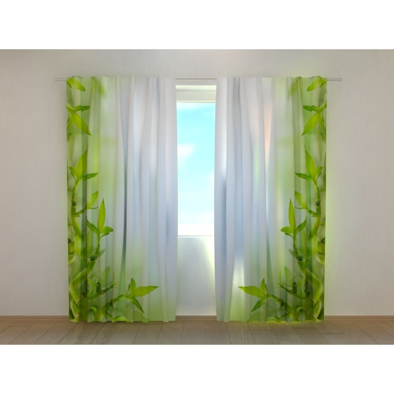 1,00 € Custom tent - with bamboo leaves and plants