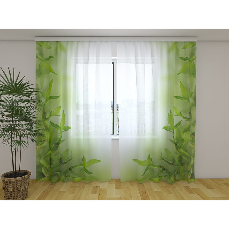 1,00 € Custom tent - with bamboo leaves and plants