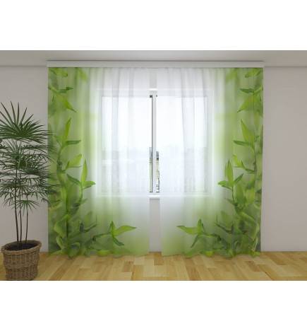 Carpa personalizada - con hojas y plantas de bambú