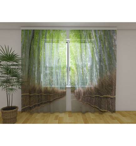Maßgeschneiderter Vorhang – Bambus in Kyoto – In Japan
