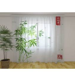 Maßgeschneiderter Vorhang – japanischer Bambus