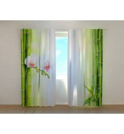 1,00 € Maßgeschneiderter Vorhang – Orchideen und Bambus