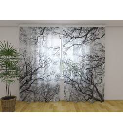 Tente personnalisée - arbres vus d'en bas