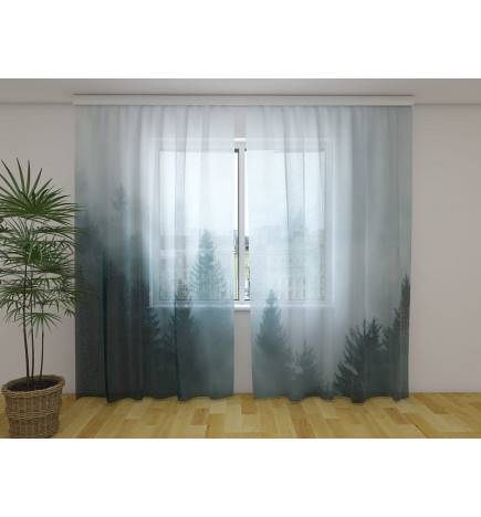 Tent op maat - met mist in het bos