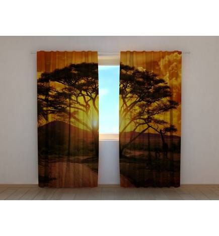1,00 € Custom tent - with African trees