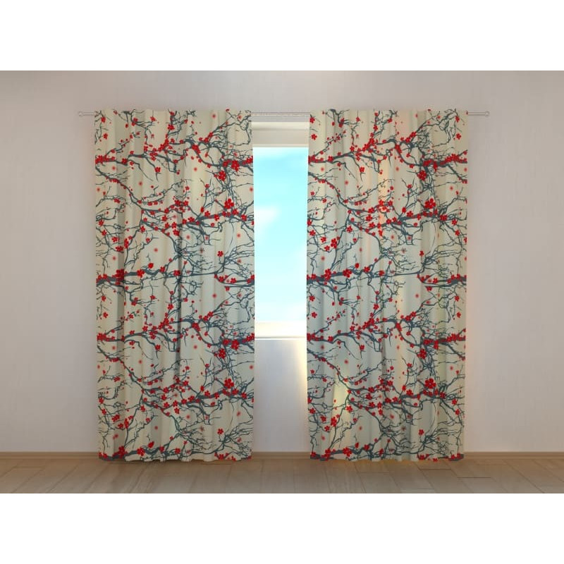 1,00 € Zavesa po meri - japonska češnja