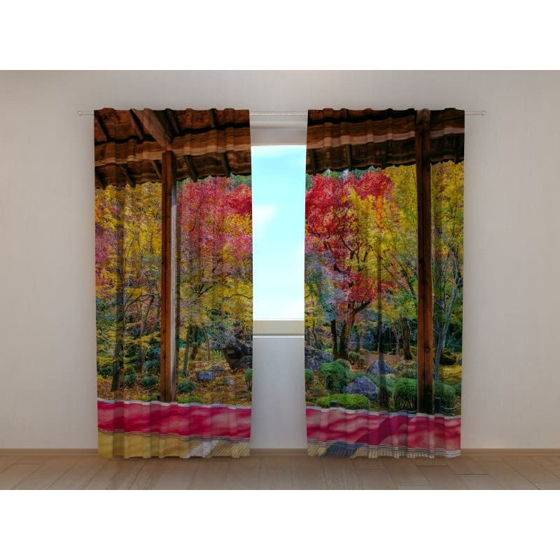 1,00 € Maßgeschneidertes Zelt – mit bunten und japanischen Bäumen