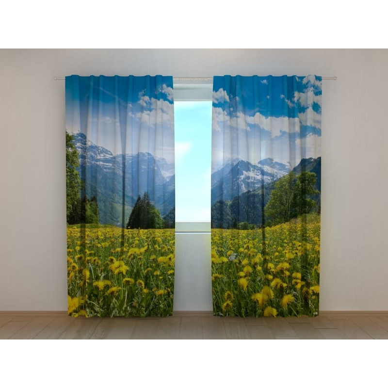 1,00 € Personalized curtain - With the alps - ARREDALACASA