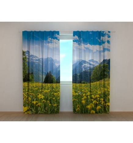 1,00 € Personalized curtain - With the alps - ARREDALACASA
