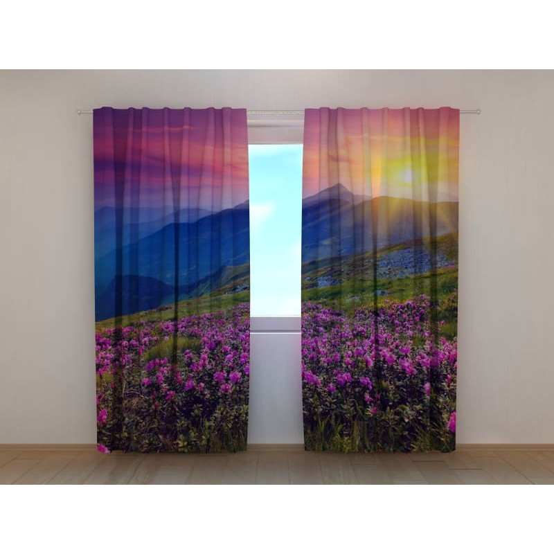 1,00 € Custom tent - with flowers on the mountain