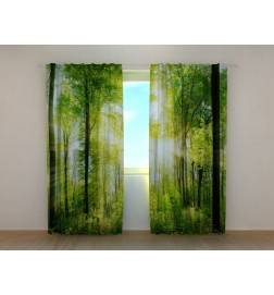 1,00 € Personalized curtain - with the forest