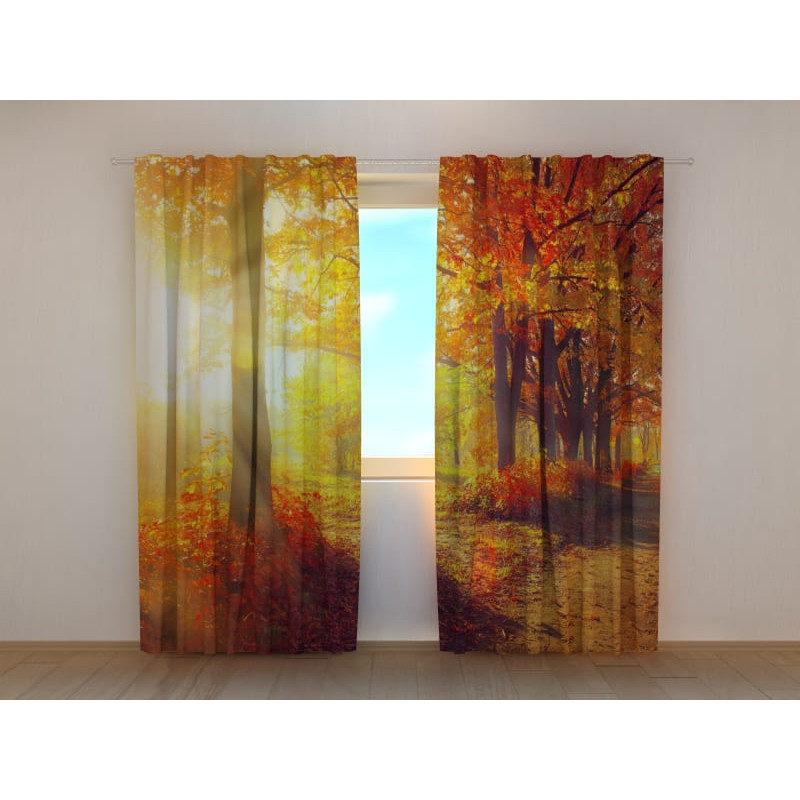1,00 € Cortina personalizada: otoño con un bosque 1,00 € Cortina personalizada: otoño con un bosque
