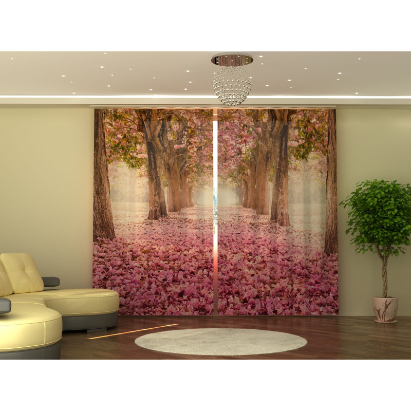 1,00 € Custom tent - Trees and pink magnolias 1,00 € Custom tent - Trees and pink magnolias