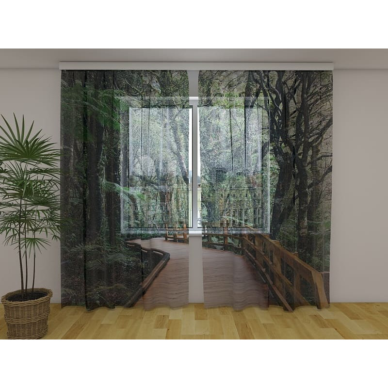 1,00 € Custom tent - With the walkway in the forest