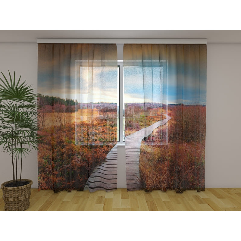 1,00 €Tenda personalizzata - Con una passerella tra i campi