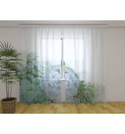 Tente personnalisée - avec plantes grasses et verdure
