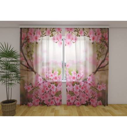 1,00 € Custom tent - With a flowering tree