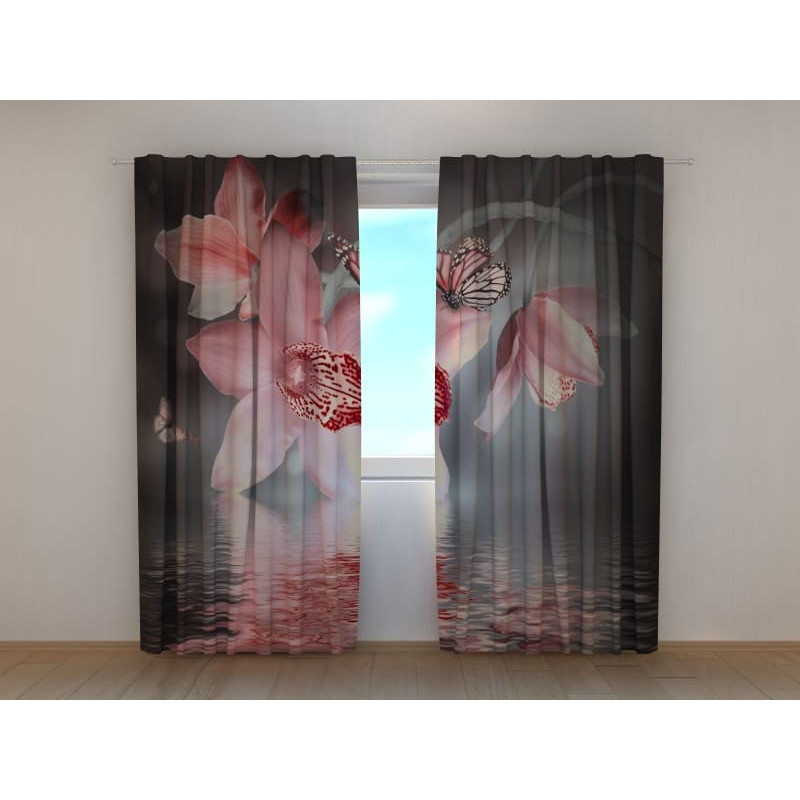 1,00 € Custom tent - with the pink flowers on the creek