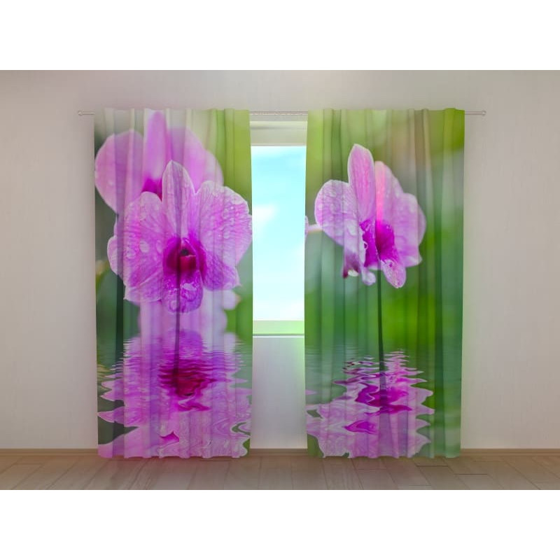 1,00 € Custom Tent - Featuring the purple orchids by the lake