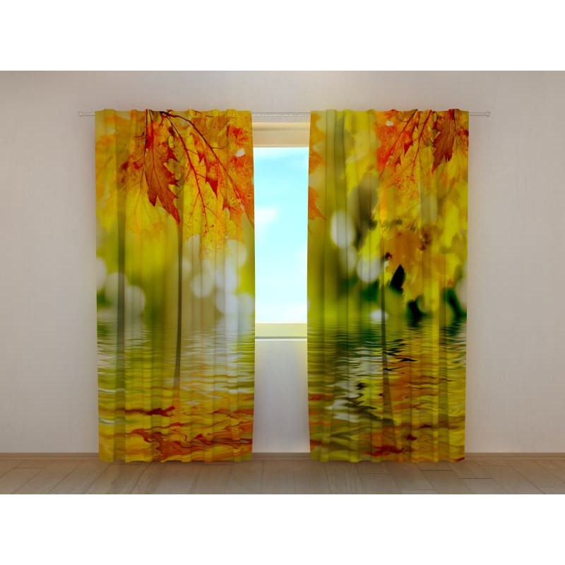 1,00 € Cortina personalizada - Floral junto al arroyo