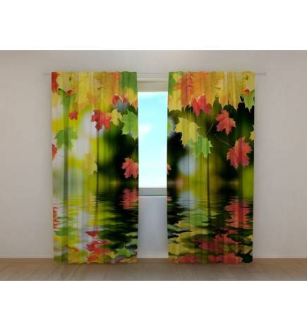 1,00 € Maßgeschneiderter Vorhang – Blumen am See