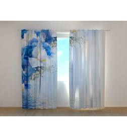 1,00 € Personalized curtain - Water and iris - ARREDALACASA