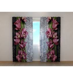 1,00 € Personalized curtain - Flowers and dew - ARREDALACASA