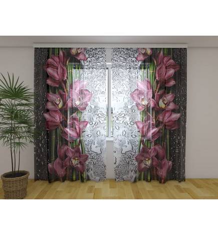 Personalized curtain - Flowers and dew - ARREDALACASA