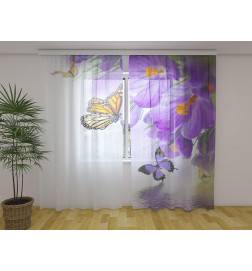 Tienda personalizada - Con flores de azafrán junto al lago