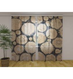 Kohandatud telk - Puitpalkidega