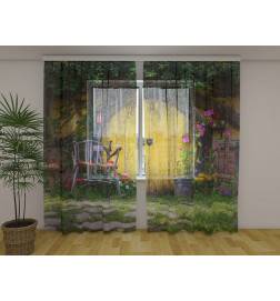 Tent op maat - met de deur op de blokhut