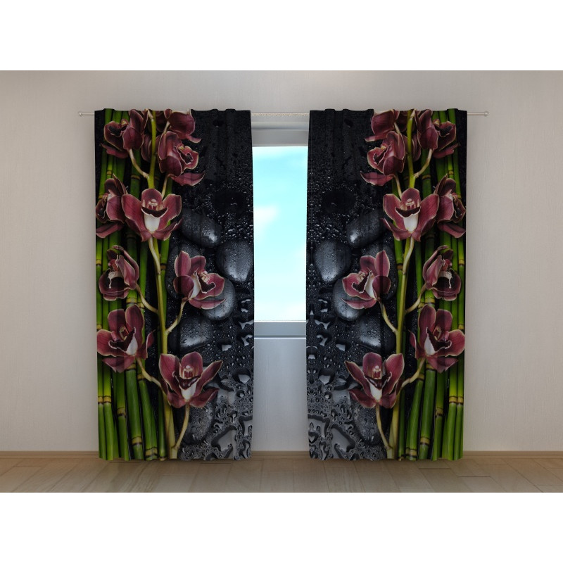 1,00 € Custom curtain - Elegant and artistic with bamboo