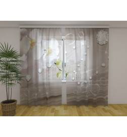 Barraca personalizada – com areia bege e orquídeas