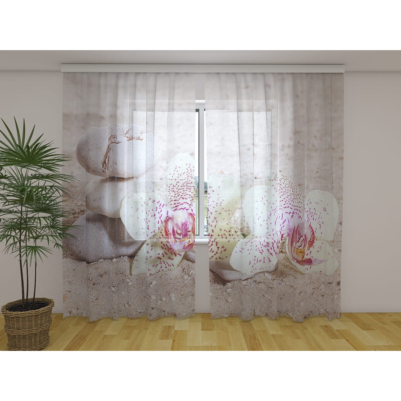 1,00 €Barraca personalizada – Orquídeas e pedras na areia