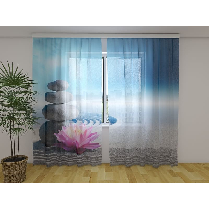 1,00 € Carpa personalizada - Lirios y piedras en la arena