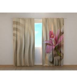 1,00 €Tenda personalizada – Orquídeas e pedras na areia dourada